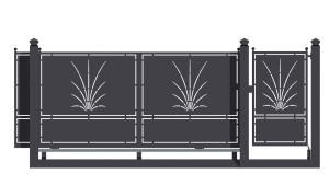 Sliding gates integrale