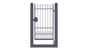 cancello pedonale monoblocco scorrevole