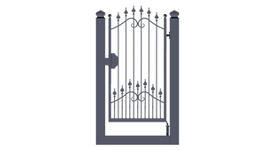 cancello pedonale monoblocco scorrevole